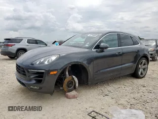 2018 Porsche Macan S with VIN WP1AB2A53JLB37825, listed as a Copart auction lot 62706005 with 34,887 mi miles and Salvage title. Bid and sale history available at DreamBid. Image 1.
