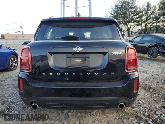 2022 MINI Countryman Cooper S with VIN WMZ83BR08N3N71282, listed as a Copart auction lot 83673944 with 18,095 mi miles and Salvage title. Bid and sale history available at DreamBid. Image 6.