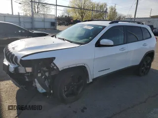 2016 Jeep Cherokee Altitude with VIN 1C4PJLCB1GW237968, listed as a Copart auction lot 52055245 with 99,075 mi miles and Salvage Title. Bid and sale history available at carsss.com. Image 1.