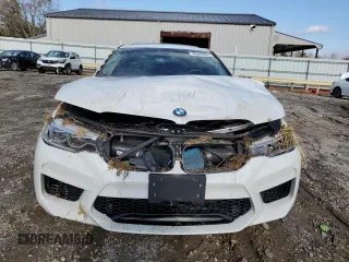 2020 BMW M5 Competition with VIN WBSJF0C08LB449068, listed as a Copart auction lot 86989984 with 0 mi miles and Salvage Title. Bid and sale history available at carsss.com. Image 5.