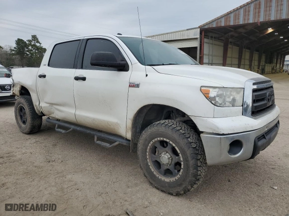 2010 Toyota Tundra 4WD Truck with VIN 5TFDW5F12AX132747, listed as a Copart auction lot 46669125 with 213,681 mi miles and Salvage Title. Bid and sale history available at carsss.com. Image 4.
