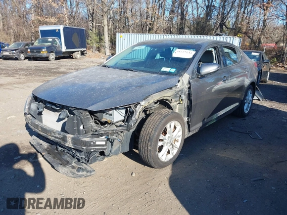 2012 Kia Optima EX with VIN 5XXGN4A7XCG071289, listed as a IAAI auction lot 41333133 with 107,325 mi miles. Bid and sale history available at carsss.com. Image 2.