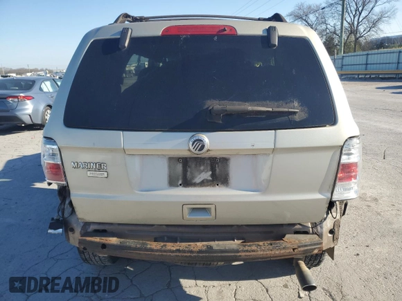 2010 Mercury Mariner Premier z VIN 4M2CN8H70AKJ05877, wystawiony jako Copart lot #50355225 z przebiegiem Nie podano mil oraz Czysty tytuł • Clean title. Historia ofert i sprzedaży dostępna na DreamBid. Obrazek 6.