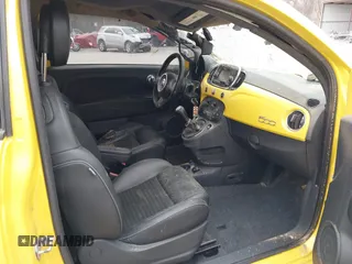 2016 FIAT 500 Turbo with VIN 3C3CFFHH2GT165364, listed as a IAAI auction lot 41610604 with 1 mi miles. Bid and sale history available at carsss.com. Image 5.