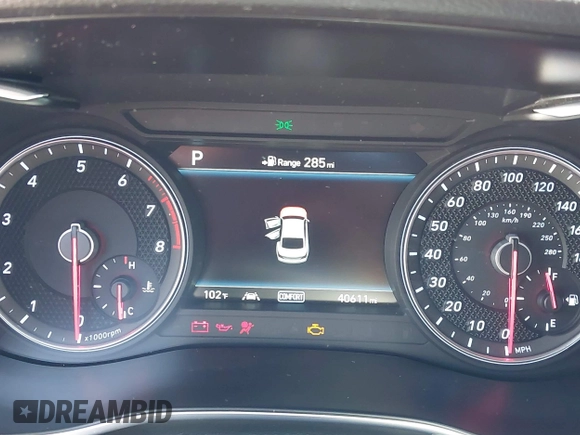 2019 Genesis G70 Advanced with VIN KMTG44LA7KU034108, listed as a IAAI auction lot 42478587 with 40,611 mi miles and . Bid and sale history available at DreamBid. Image 7.