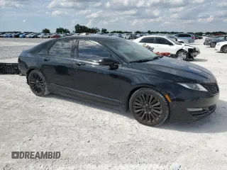 2016 Lincoln MKZ with VIN 3LN6L2G9XGR613590, listed as a Copart auction lot 50396815 with 105,558 mi miles and Salvage Title. Bid and sale history available at DreamBid. Image 4.