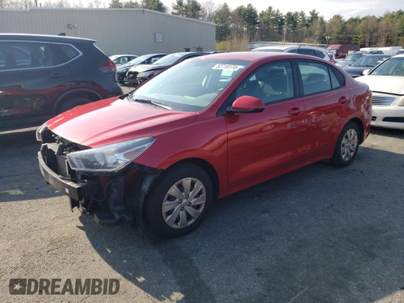 2018 Kia Rio S with VIN 3KPA24AB6JE070665, listed as a Copart auction lot 52719174 with 81,411 mi miles and Salvage Title. Bid and sale history available at carsss.com. Image 1.