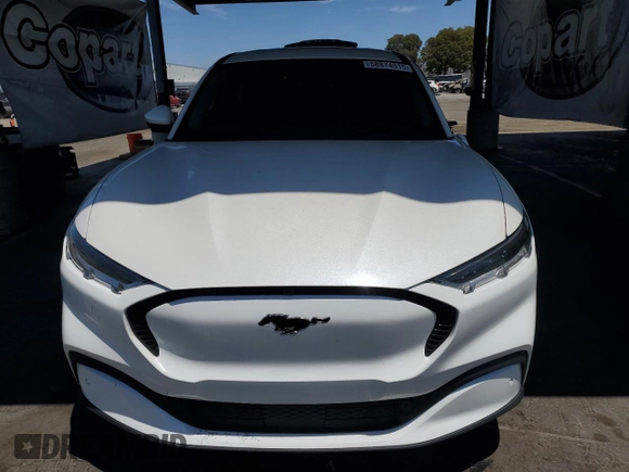 2021 Ford Mustang Mach-E Select with VIN 3FMTK1RMXMMA43889, listed as a Copart auction lot 58874515 with 80,212 mi miles and Salvage title. Bid and sale history available at DreamBid. Image 5.