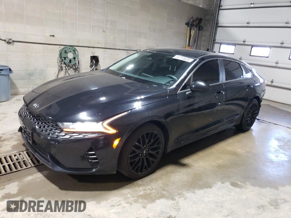 2021 Kia K5 LXS with VIN 5XXG14J25MG013558, listed as a Copart auction lot 53714635 with 133,925 mi miles and Salvage Title. Bid and sale history available at carsss.com. Image 1.