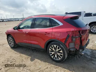 2020 Ford Escape Titanium Hybrid with VIN 1FMCU0DZ1LUA75325, listed as a Copart auction lot 53670815 with 81,220 mi miles and Salvage title. Bid and sale history available at DreamBid. Image 2.