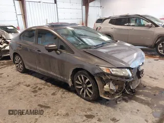 2015 Honda Civic EX-L with VIN 2HGFB2F96FH515130, listed as a IAAI auction lot 41624438 with 180,891 mi miles and . Bid and sale history available at DreamBid. Image 1.