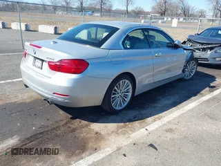 2015 BMW 4 Series 435i xDrive with VIN WBA3T7C50FPW79740, listed as a IAAI auction lot 41740148 with 90,205 mi miles and . Bid and sale history available at carsss.com. Image 4.
