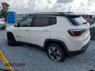 2019 Jeep Compass Limited with VIN 3C4NJDCB1KT672484, listed as a Copart auction lot 57934455 with 72,051 mi miles and Non repairable. Bid and sale history available at DreamBid. Image 2.