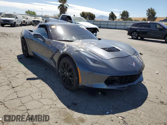 2019 Chevrolet Corvette 3LT with VIN 1G1YF2D76K5116693, listed as a Copart auction lot 67060204 with 18,419 mi miles and Salvage Title. Bid and sale history available at carsss.com. Image 4.
