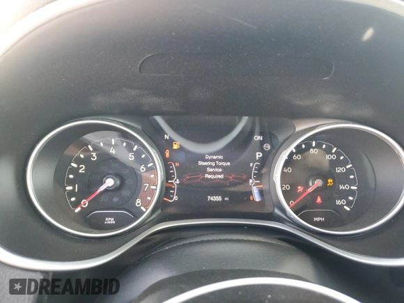2020 Jeep Compass Limited with VIN 3C4NJDCB9LT120202, listed as a Copart auction lot 49479475 with 74,355 mi miles and Salvage Title. Bid and sale history available at carsss.com. Image 9.
