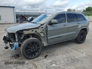 2020 Jeep Grand Cherokee Laredo E with VIN 1C4RJEAG5LC392215, listed as a Copart auction lot 55935375 with 139,724 mi miles and Salvage title. Bid and sale history available at DreamBid. Image 1.