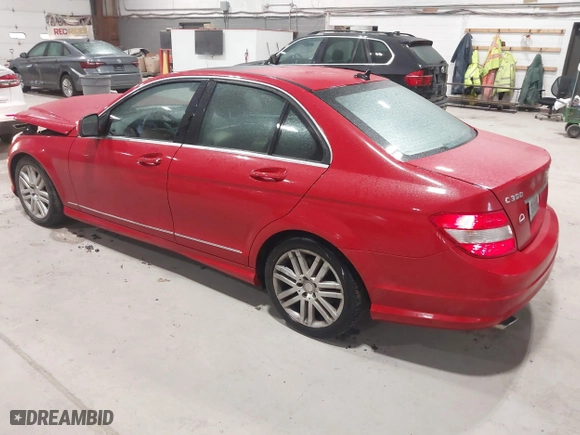 2009 Mercedes-Benz C-Class 3.0L Sport with VIN WDDGF54X49R077132, listed as a IAAI auction lot 41920266 with 85,558 mi miles. Bid and sale history available at carsss.com. Image 3.
