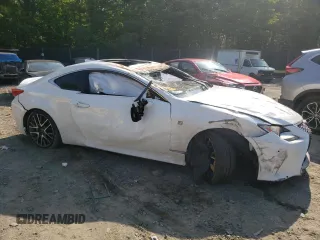 2016 Lexus RC 300 F Sport with VIN JTHSM5BC2G5001387, listed as a Copart auction lot 56324235 with 74,850 mi miles and Salvage title. Bid and sale history available at DreamBid. Image 4.
