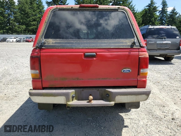 1997 Ford Ranger XLT with VIN 1FTCR11X1VPB39184, listed as a Copart auction lot 63249215 with 250,615 mi miles and Clean title. Bid and sale history available at DreamBid. Image 6.