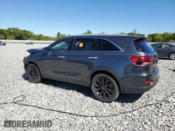 2020 Kia Sorento EX V6 with VIN 5XYPH4A53LG640985, listed as a Copart auction lot 48734505 with 55,026 mi miles and Non Repairable. Bid and sale history available at carsss.com. Image 2.