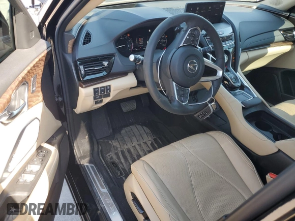 2023 Acura RDX w/Advance Package with VIN 5J8TC2H75PL015072, listed as a Copart auction lot 75234804 with 6,977 mi miles and Salvage Title. Bid and sale history available at carsss.com. Image 8.