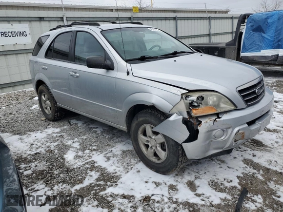 2007 Kia Sorento EX z VIN KNDJC736675715740, wystawiony jako Copart lot #46167665 z przebiegiem 156 475 mil mil oraz Szkoda całkowita • Salvage title. Historia ofert i sprzedaży dostępna na DreamBid. Obrazek 4.