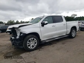2024 Chevrolet Silverado 1500 LTZ with VIN 1GCUDGEL2RZ171374, listed as a Copart auction lot 55484474 with 5,904 mi miles and Salvage Title. Bid and sale history available at DreamBid. Image 1.