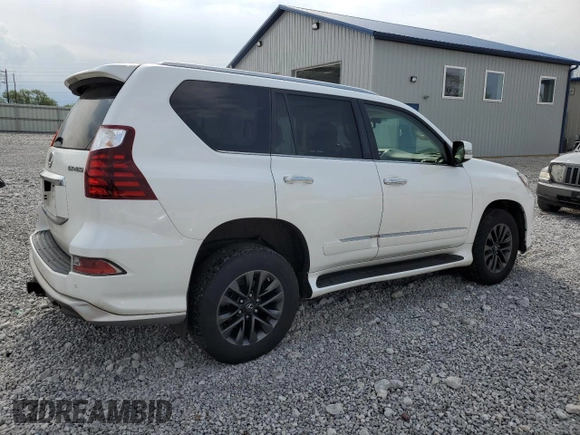 2018 Lexus GX 460 z VIN JTJBM7FXXJ5187016, wystawiony jako Copart lot #55392415 z przebiegiem 77 606 mil mil oraz Szkoda całkowita • Salvage title. Historia ofert i sprzedaży dostępna na DreamBid. Obrazek 3.