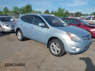 2013 Nissan Rogue SL with VIN JN8AS5MV3DW105480, listed as a IAAI auction lot 42106079 with 111,854 mi miles and . Bid and sale history available at DreamBid. Image 1.