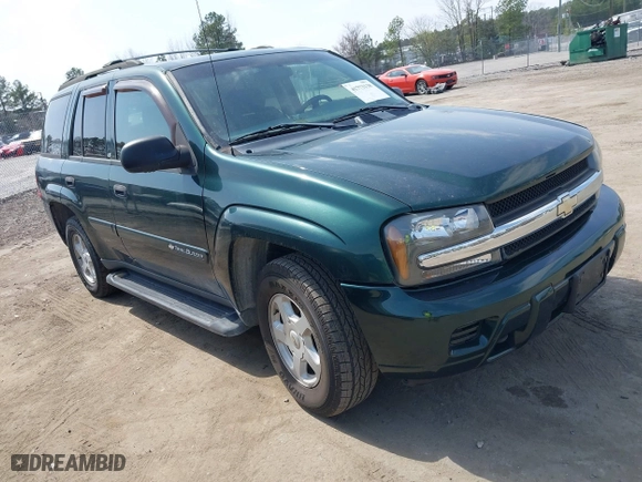 2002 Chevrolet TrailBlazer LS with VIN 1GNDT13S522426504, listed as a IAAI auction lot 41773338 with 260,444 mi miles. Bid and sale history available at carsss.com. Image 1.