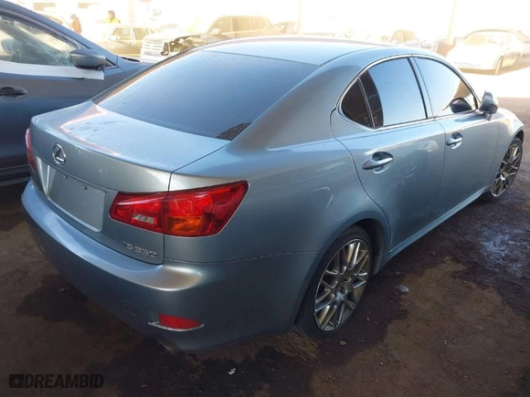 2006 Lexus IS 350 Auto with VIN JTHBE262065001707, listed as a IAAI auction lot 41496117 with 122,721 mi miles. Bid and sale history available at carsss.com. Image 4.