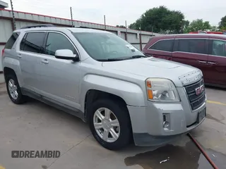 2015 GMC Terrain SLE with VIN 2GKALREK7F6432065, listed as a IAAI auction lot 42134039 with 162,840 mi miles and . Bid and sale history available at carsss.com. Image 1.