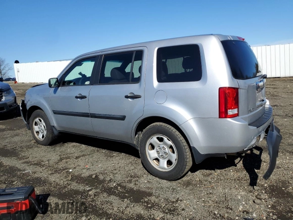 2015 Honda Pilot LX with VIN 5FNYF4H21FB051080, listed as a Copart auction lot 49046355 with 122,252 mi miles and Salvage Title. Bid and sale history available at DreamBid. Image 2.