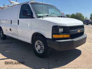 2014 Chevrolet Express Cargo Van with VIN 1GCZGUCG6E1149534, listed as a Copart auction lot 53506165 with Not Provided miles and Clean Title. Bid and sale history available at carsss.com. Image 1.