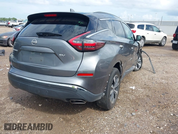 2023 Nissan Murano SV z VIN 5N1AZ2BJ6PC140912, wystawiony jako IAAI lot #42684601 z przebiegiem 52 272 mil mil oraz . Historia ofert i sprzedaży dostępna na DreamBid. Obrazek 4.