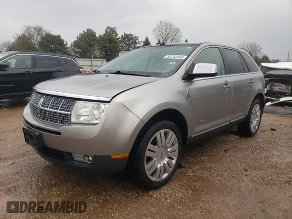 2008 Lincoln MKX with VIN 2LMDU88C68BJ32838, listed as a Copart auction lot 53742445 with 204,749 mi miles and Salvage title. Bid and sale history available at DreamBid. Image 1.