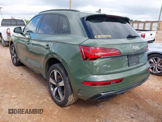 2023 Audi Q5 S line Premium Plus with VIN WA1EAAFY1P2111431, listed as a IAAI auction lot 42355144 with 43,498 mi miles and . Bid and sale history available at DreamBid. Image 3.