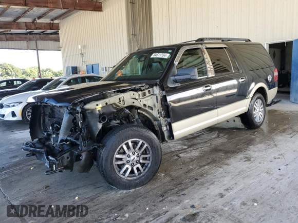 2009 Ford Expedition EL Eddie Bauer with VIN 1FMFK18579LA02474, listed as a Copart auction lot 84611554 with 297,774 mi miles and Salvage Title. Bid and sale history available at carsss.com. Image 1.