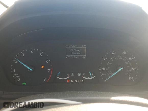 2021 Ford EcoSport S with VIN MAJ3S2FE4MC447267, listed as a Copart auction lot 50121035 with 47,175 mi miles and Salvage Title. Bid and sale history available at DreamBid. Image 9.