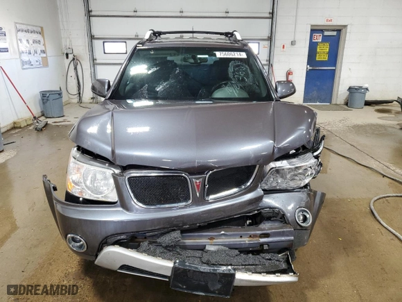 2007 Pontiac Torrent with VIN 2CKDL73F676011788, listed as a Copart auction lot 75606214 with 160061 miles and Salvage Title. Bid and sale history available at carsss.com. Image 5.
