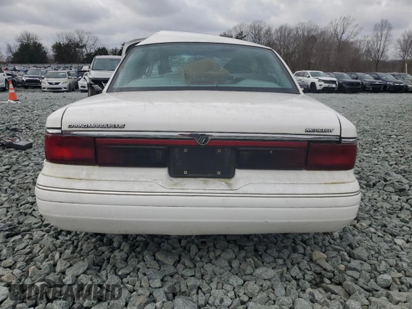 1997 Mercury Grand Marquis LS with VIN 2MELM75W7VX651074, listed as a Copart auction lot 44707425 with Not Provided miles and Salvage Title. Bid and sale history available at DreamBid. Image 6.