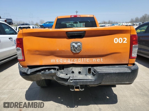 2021 Ram 2500 with VIN 3C6MR4AL2MG627234, listed as a Copart auction lot 53524525 with 166,195 mi miles and Salvage title. Bid and sale history available at DreamBid. Image 6.