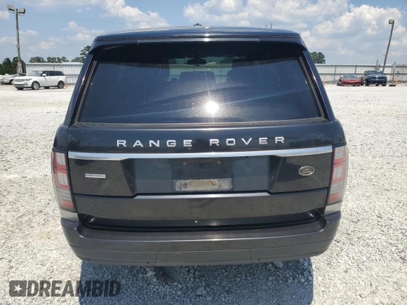 2014 Land Rover Range Rover Supercharged with VIN SALGS2EF8EA136839, listed as a Copart auction lot 63376285 with 208,467 mi miles and Clean title. Bid and sale history available at DreamBid. Image 6.