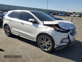 2019 Ford Edge Titanium z VIN 2FMPK3K99KBC62750, wystawiony jako Copart lot #57854045 z przebiegiem 57 327 mil mil oraz Szkoda całkowita • Salvage title. Historia ofert i sprzedaży dostępna na DreamBid. Obrazek 4.