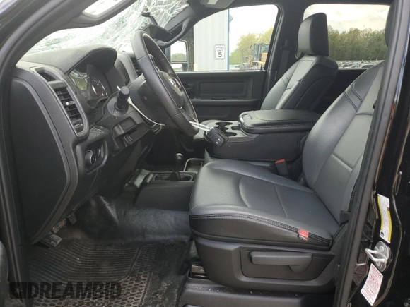 2024 Ram 2500 Tradesman with VIN 3C6UR5HJ9RG376715, listed as a Copart auction lot 55467895 with 4,085 mi miles and Salvage title. Bid and sale history available at DreamBid. Image 7.