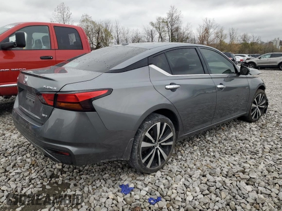 2019 Nissan Altima 2.5 Platinum with VIN 1N4BL4FW4KN305063, listed as a Copart auction lot 80710064 with 75,800 mi miles and Salvage Title. Bid and sale history available at carsss.com. Image 3.