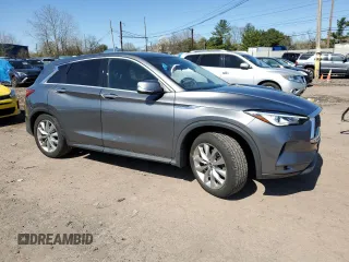 2019 Infiniti QX50 Essential with VIN 3PCAJ5M32KF132992, listed as a Copart auction lot 52407315 with 67,441 mi miles and Salvage Title. Bid and sale history available at DreamBid. Image 4.
