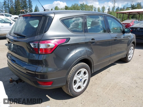 2017 Ford Escape S with VIN 1FMCU0F76HUC38828, listed as a IAAI auction lot 42100492 with 48,541 mi miles. Bid and sale history available at carsss.com. Image 4.