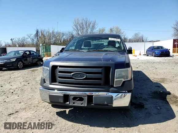 2009 Ford F-150 XL with VIN 1FTRF12809KA17106, listed as a Copart auction lot 50728765 with 133,491 mi miles and Salvage title. Bid and sale history available at DreamBid. Image 10.