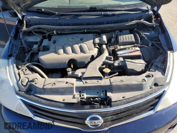 2011 Nissan Versa 1.8 S with VIN 3N1BC1AP1BL424295, listed as a Copart auction lot 89119855 with 0 mi miles and Salvage Title. Bid and sale history available at carsss.com. Image 12.